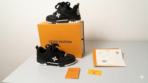 Louis vuitton skate black - louis,